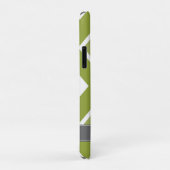 Coques Case-Mate iPhone Motif Ombre Green Zig Zag Chevrons (Dos/Droite)