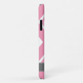 Coques Case-Mate iPhone Motif Ombre Pink Zig Zag Chevrons (Dos/Droite)