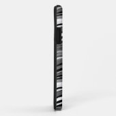 Coques Case-Mate iPhone Motif Ondulations Monochromes (Dos/Droite)