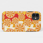 Coques Case-Mate iPhone motif orange (Dos (Horizontal))