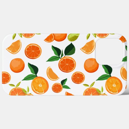Coques Case-Mate iPhone Motif orange (Verso (horizontal))