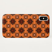Coques Case-Mate iPhone Motif orange de Suzani (Dos (Horizontal))