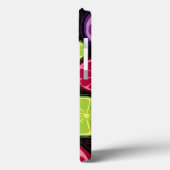 Coques Case-Mate iPhone Motif orange et arrière - plan (Verso / Gauche)