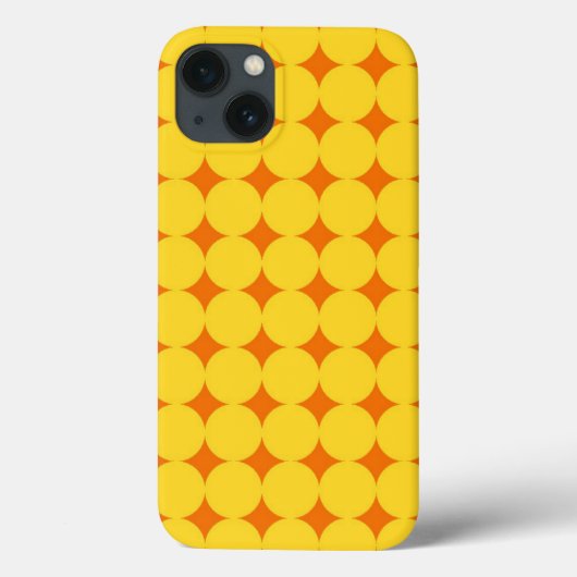 Coques Case-Mate iPhone Motif orange jaune (Verso)