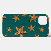 Coques Case-Mate iPhone Motif orange Starfish (Verso (horizontal))