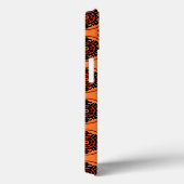 Coques Case-Mate iPhone Motif Orange Suzani (Verso / Droite)