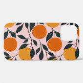 Coques Case-Mate iPhone Motif orange vibrant (Verso (horizontal))
