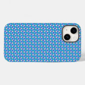 Coques Case-Mate iPhone Motif orchidées bleues (Verso (horizontal))