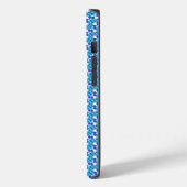 Coques Case-Mate iPhone Motif orchidées bleues (Verso / Gauche)