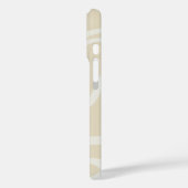 Coques Case-Mate iPhone Motif organique simple crème beige (Verso / Gauche)