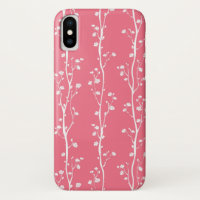 Motif oriental de fleur de prune