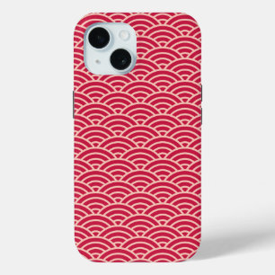 Coque Pour iPhone 15 Motif Oriental Rose Sakura Koinobori Échelle de po