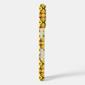 Coques Case-Mate iPhone Motif oriental rouge jaune ottoman turc Tulip (Verso / Droite)