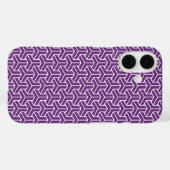 Coques Case-Mate iPhone Motif oriental violet blanc Japon Bishamon (Verso (horizontal))