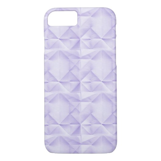 Coques Case-Mate iPhone Motif Origami papier lavande (Dos)