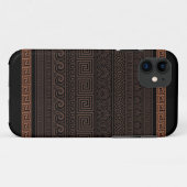 Coques Case-Mate iPhone Motif ornemental grec (Dos (Horizontal))