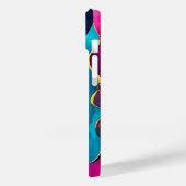 Coques Case-Mate iPhone Motif Pailleté Doré (Verso / Gauche)
