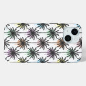 Coques Case-Mate iPhone Motif Paint Drop Palm Tree (Verso (horizontal))