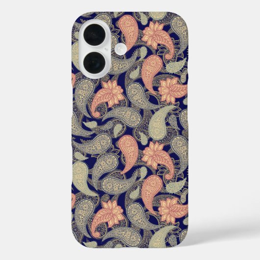 Coques Case-Mate iPhone Motif Paisley (Verso)