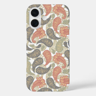 Coques iPhone 16 Motif Paisley
