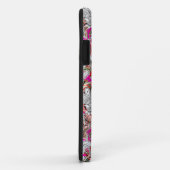 Coques Case-Mate iPhone Motif paisley blanc rose (Dos/Droite)