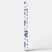 Coques Case-Mate iPhone Motif Paisley Bleu (Verso / Gauche)