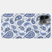 Coques Case-Mate iPhone Motif Paisley Bleu (Dos (Horizontal))