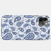 Coques Case-Mate iPhone Motif Paisley Bleu (Dos (Horizontal))