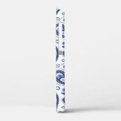 Coques Case-Mate iPhone Motif Paisley Bleu (Verso / Gauche)