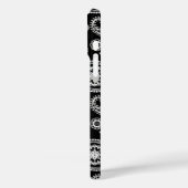 Coques Case-Mate iPhone Motif Paisley, noir et blanc (Verso / Gauche)