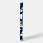 Coques Case-Mate iPhone Motif papillon bleu (Verso / Droite)
