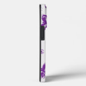 Coques Case-Mate iPhone Motif papillon pourpre (Verso / Droite)