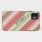 Coques Case-Mate iPhone Motif Paprika Stripes (Dos (Horizontal))