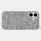 Coques Case-Mate iPhone Motif Parties scintillant argent Faux - Pas de Par (Verso (horizontal))
