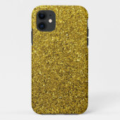 Coques Case-Mate iPhone Motif Parties scintillant or (Dos)