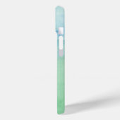 Coques Case-Mate iPhone Motif Pastel Blue Green Aquarelle Abstrait (Verso / Gauche)