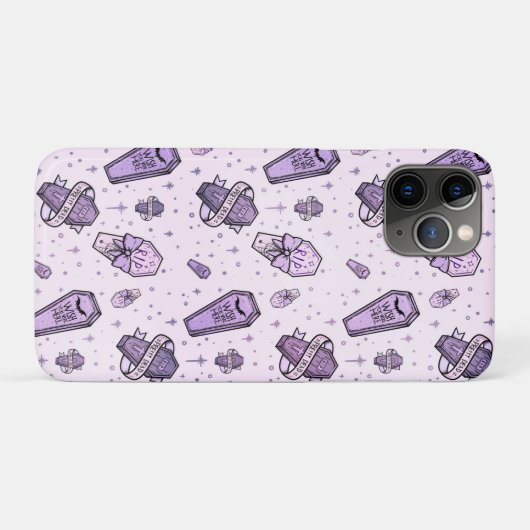 Coques Case-Mate iPhone Motif Pastel Goth Coffins (Dos (Horizontal))