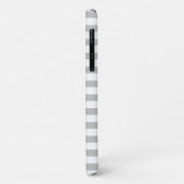 Coques Case-Mate iPhone Motif Pastel Grey Stripes (Dos/Gauche)