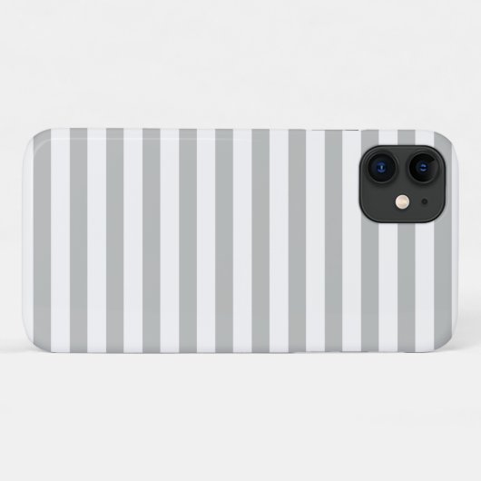 Coques Case-Mate iPhone Motif Pastel Grey Stripes (Dos (Horizontal))