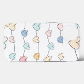 Coques Case-Mate iPhone Motif Pastel Heart Strings | Mini (Verso (horizontal))