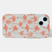 Coques Case-Mate iPhone Motif Pastel Palm Tree (Verso (horizontal))