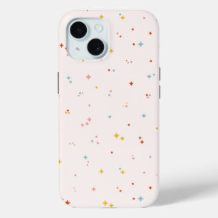 Coque Pour iPhone 15 Motif Pastel Star
