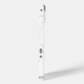 Coques Case-Mate iPhone Motif paysager des lignes de bois géométriques (Verso / Droite)