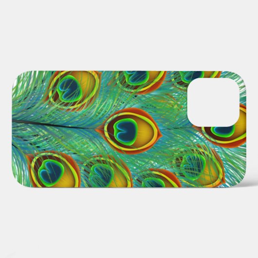 Coques Case-Mate iPhone Motif Peacock Feather (Verso (horizontal))
