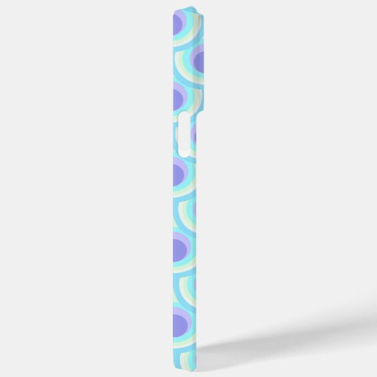 Coques Case-Mate iPhone Motif Peacock nom bleu violet (Verso / Droite)