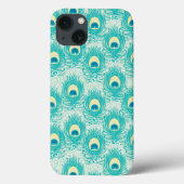 Coques Case-Mate iPhone Motif Peacock plumes (Verso)