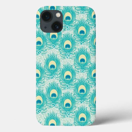 Coques Case-Mate iPhone Motif Peacock plumes (Verso)