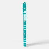 Coques Case-Mate iPhone Motif Peacock Turquoise Flèches (Verso / Gauche)