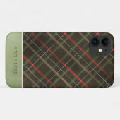 Coques Case-Mate iPhone Motif peint foncé hiver plaqué (Dos (Horizontal))