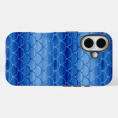 Coques Case-Mate iPhone Motif Peint Lumière à Bleu foncé (Verso (horizontal))